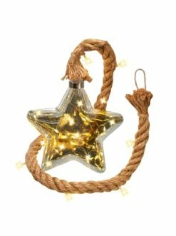 Beste Bewertungen von 🥰 Home & Living AMARE 18 Cm LED Stern Beleuchtet Am Seil NICHT ERFORDERLICH In Rauchglas Günstig Kaufen ⭐