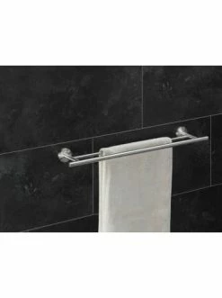 Aktion 🛒 AMARE 2-Arm Badetuchstange In Silber Günstig Kaufen 🔥