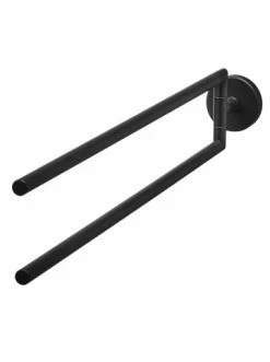Aktion 😉 Bad AMARE 2-armiger Luxus Schwenkbare Handtuchstange In Schwarz Günstig Kaufen ✔️