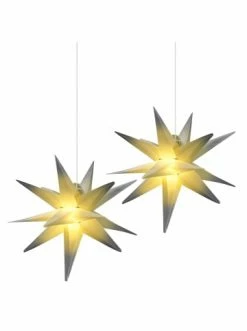 Rabatt 🔔 Home & Living AMARE 2er LED Sternenkette NICHT NETZSTROMBETRIEBEN In Grau Günstig Kaufen 🤩
