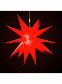 Am billigsten 🛒 Home & Living AMARE 3D LED Aussenstern XXL G In Rot Günstig Kaufen 😉 -Günstige samare Geschäft amare 3d led aussenstern xxl g in rot 1