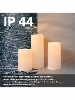 Bestpreis 🥰 Dekoration AMARE 3er Set LED Kerzen BATTERIEBETRIEBEN In Elfenbein Günstig Kaufen ⭐ -Günstige samare Geschäft amare 3er set led kerzen batteriebetrieben in elfenbein 3