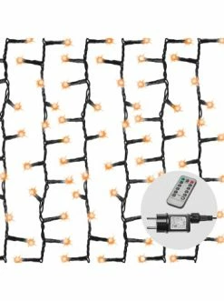 Großhandel 🔔 Home & Living AMARE 400 LED Lampenkette F In Bernstein Günstig Kaufen 🌟 -Günstige samare Geschäft amare 400 led lampenkette f in bernstein 6