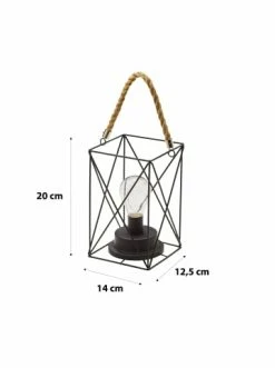 Bestes Angebot ✨ Home & Living AMARE Dekolampen 2er Set Im Industrie-Look Eckig/eckig KABELLOS In Schwarz Günstig Kaufen 🎉 -Günstige samare Geschäft amare dekolampen 2er set im industrie look eckig eckig kabellos in schwarz 3