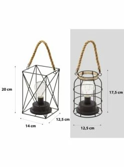 Coupon 👍 Home & Living AMARE Dekolampen 2er Set Im Industrie-Look Eckig/rund KABELLOS In Schwarz Günstig Kaufen ❤️ 10 Coupon 👍 Home & Living AMARE Dekolampen 2er Set Im Industrie-Look Eckig/rund KABELLOS In Schwarz Günstig Kaufen ❤️ -Günstige samare Geschäft amare dekolampen 2er set im industrie look eckig rund kabellos in schwarz 3