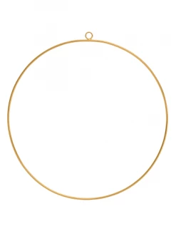Angebote 🧨 Home & Living AMARE Dekorativer Türkranz 40 Cm Ring In Gold Günstig Kaufen 😉