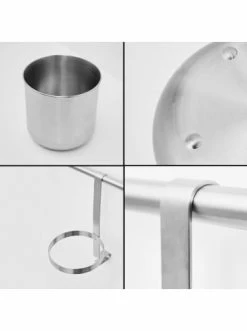 Am billigsten 🎉 Küche AMARE Edelstahl Wandhalterung Und Behälter Für Kräuter In Silber Günstig Kaufen ⭐ 9 Am billigsten 🎉 Küche AMARE Edelstahl Wandhalterung Und Behälter Für Kräuter In Silber Günstig Kaufen ⭐ -Günstige samare Geschäft amare edelstahl wandhalterung und behalter fur krauter in silber 4