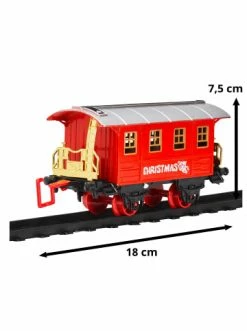 Bester Verkauf 🥰 Geschenke Für Kinder AMARE Eisenbahn Zug 90 Cm Weihnachtszug 22-tlg. BATTERIEBETRIEBEN In Bunt Günstig Kaufen ⭐ -Günstige samare Geschäft amare eisenbahn zug 90 cm weihnachtszug 22 tlg batteriebetrieben in bunt 5