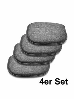 Schlussverkauf ❤️ Garten & Balkon AMARE Filzkissen 4er Set 40 Cm In Grau Günstig Kaufen ❤️ -Günstige samare Geschäft amare filzkissen 4er set 40 cm in grau 4