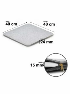 Schlussverkauf 🛒 Garten & Balkon AMARE Filzkissen 6er Set 40 Cm In Grau Günstig Kaufen ❤️ -Günstige samare Geschäft amare filzkissen 6er set 40 cm in grau 7