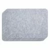 Bestes Angebot 🎁 Küche AMARE Filzuntersetzer, 45 X30 Cm , 4er-Set In Hellgrau Günstig Kaufen 🔔