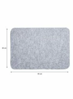 Bestes Angebot 🎁 Küche AMARE Filzuntersetzer, 45 X30 Cm , 4er-Set In Hellgrau Günstig Kaufen 🔔 -Günstige samare Geschäft amare filzuntersetzer 45 x30 cm 4er set in hellgrau 3
