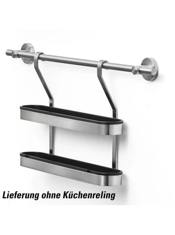 Coupon 🧨 Küche AMARE Gewürzständer Aus Edelstahl, Geeignet Für Reling In Schwarz Günstig Kaufen 🎉 2 Coupon 🧨 Küche AMARE Gewürzständer Aus Edelstahl, Geeignet Für Reling In Schwarz Günstig Kaufen 🎉 – Bild 2