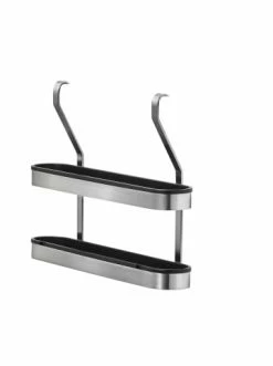 Coupon 🧨 Küche AMARE Gewürzständer Aus Edelstahl, Geeignet Für Reling In Schwarz Günstig Kaufen 🎉