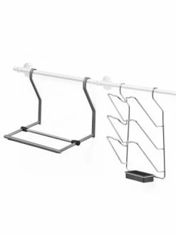 Angebote 🤩 Küche AMARE Hakenleiste + Topfdeckelhalter Aus Edelstahl In Silber Günstig Kaufen 🥰