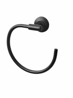 Bestes Angebot 🤩 Bad AMARE Handtuchring Rund Offen In Schwarz Günstig Kaufen ✨