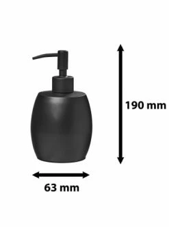 Schlussverkauf 😉 Bad AMARE Kolbenpumpe Bauchig In Schwarz Günstig Kaufen 🔥 -Günstige samare Geschäft amare kolbenpumpe bauchig in schwarz 3