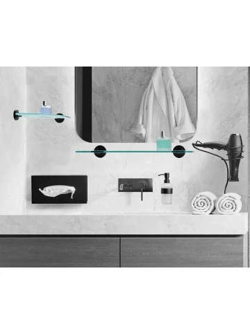 Brandneu 😀 Bad AMARE Kolbenpumpe Glas Rund - Mit Wandhalter In Schwarz Günstig Kaufen 😍 7 Brandneu 😀 Bad AMARE Kolbenpumpe Glas Rund - Mit Wandhalter In Schwarz Günstig Kaufen 😍 – Bild 7