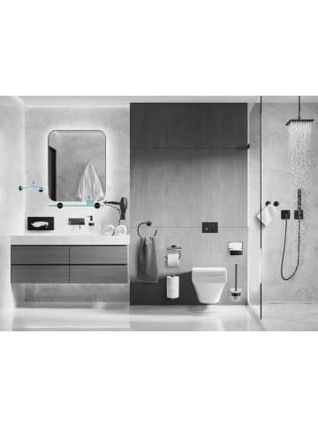 Brandneu 😀 Bad AMARE Kolbenpumpe Glas Rund - Mit Wandhalter In Schwarz Günstig Kaufen 😍 8 Brandneu 😀 Bad AMARE Kolbenpumpe Glas Rund - Mit Wandhalter In Schwarz Günstig Kaufen 😍 – Bild 8