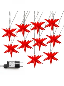 Am billigsten 🎉 Home & Living AMARE LED 10er Sternenlichterkette 12 Cm G In Rot Günstig Kaufen 🎉