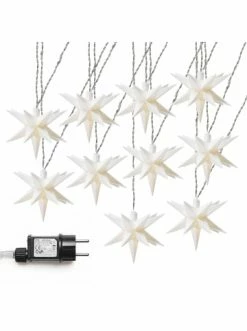 Neu 🤩 Home & Living AMARE LED 10er Sternenlichterkette 12 Cm G In Weiß Günstig Kaufen 😉
