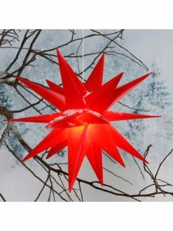 Großhandel 👏 Home & Living AMARE LED 3D Aussenstern G In Rot Günstig Kaufen 👍 -Günstige samare Geschäft amare led 3d aussenstern g in rot 1