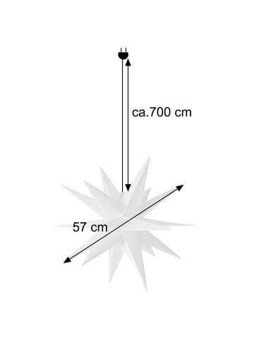 Bestes Angebot 🧨 Home & Living AMARE LED 3D Aussenstern G In Weiß Günstig Kaufen 🔥 3 Bestes Angebot 🧨 Home & Living AMARE LED 3D Aussenstern G In Weiß Günstig Kaufen 🔥 – Bild 3