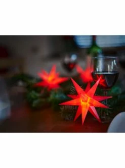 Blitzangebot 👏 Home & Living AMARE LED 3er Sternenkette NICHT NETZSTROMBETRIEBEN In Rot Günstig Kaufen 🛒 -Günstige samare Geschäft amare led 3er sternenkette nicht netzstrombetrieben in rot 3