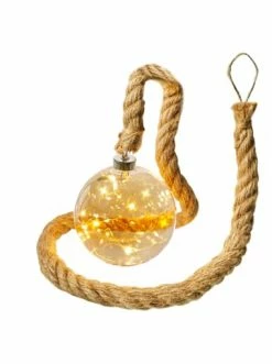 Besorgen 🎁 Home & Living AMARE LED Dekolicht 10 Cm Kugelform Am Seil NICHT ERFORDERLICH In Bernstein Günstig Kaufen 😉