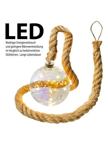 Aktion 🎁 Home & Living AMARE LED Dekolicht 10 Cm Kugelform Am Seil NICHT ERFORDERLICH In Perlmutt Günstig Kaufen 😍 2 Aktion 🎁 Home & Living AMARE LED Dekolicht 10 Cm Kugelform Am Seil NICHT ERFORDERLICH In Perlmutt Günstig Kaufen 😍 – Bild 2