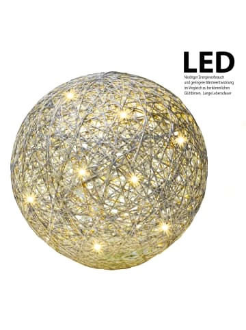 Am billigsten 🧨 Home & Living AMARE LED Kugel Ball 15 Cm Flechtoptik NICHT ERFORDERLICH In Silber Günstig Kaufen ✔️ 2 Am billigsten 🧨 Home & Living AMARE LED Kugel Ball 15 Cm Flechtoptik NICHT ERFORDERLICH In Silber Günstig Kaufen ✔️ – Bild 2