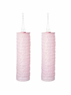 Budget 🤩 Home & Living AMARE LED Lampion 2er-Set Solar Lampenschlauch SOLARBETRIEBEN In Pink Günstig Kaufen 🥰