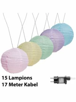 Billig 🧨 Home & Living AMARE LED Lampion Lampenkette G In Pastell Günstig Kaufen 💯 -Günstige samare Geschäft amare led lampion lampenkette g in pastell 2