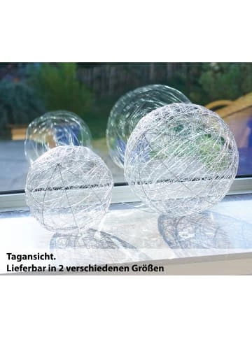 Brandneu 🛒 Garten & Balkon AMARE LED-Metalldrahtkugel Ø 40 Cm EEK G In Silber Günstig Kaufen 🔔 4 Brandneu 🛒 Garten & Balkon AMARE LED-Metalldrahtkugel Ø 40 Cm EEK G In Silber Günstig Kaufen 🔔 – Bild 4