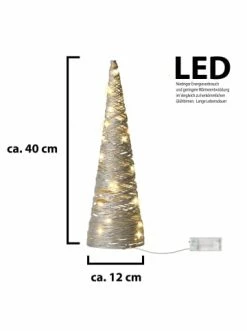 Coupon ⌛ Home & Living AMARE LED Pyramide 40 Cm NICHT ERFORDERLICH In Silber Günstig Kaufen ✨ -Günstige samare Geschäft amare led pyramide 40 cm nicht erforderlich in silber 7