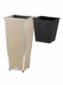 Großhandel 😀 Garten & Balkon AMARE Lederoptik Pflanzgefäß In Beige Günstig Kaufen 🥰 -Günstige samare Geschäft amare lederoptik pflanzgefass in beige 2