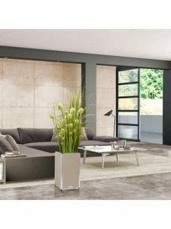 Blitzangebot 🔥 Garten & Balkon AMARE Lederoptik Pflanzgefäß In Beige Günstig Kaufen 😉 -Günstige samare Geschäft amare lederoptik pflanzgefass in beige 21