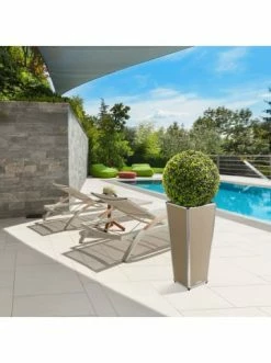 Großhandel 😀 Garten & Balkon AMARE Lederoptik Pflanzgefäß In Beige Günstig Kaufen 🥰 -Günstige samare Geschäft amare lederoptik pflanzgefass in beige 7