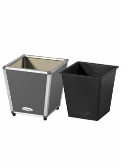 Neu 🧨 Garten & Balkon AMARE Lederoptik Pflanzgefäß In Grau Günstig Kaufen ⭐ -Günstige samare Geschäft amare lederoptik pflanzgefass in grau 11