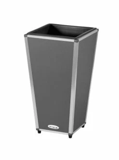 Billig 🔥 Garten & Balkon AMARE Lederoptik Pflanzgefäß In Grau Günstig Kaufen 😉