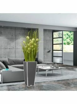 Budget 🤩 Garten & Balkon AMARE Lederoptik Pflanzgefäß In Grau Günstig Kaufen 🎉 -Günstige samare Geschäft amare lederoptik pflanzgefass in grau 61