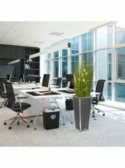 Budget 🤩 Garten & Balkon AMARE Lederoptik Pflanzgefäß In Grau Günstig Kaufen 🎉 -Günstige samare Geschäft amare lederoptik pflanzgefass in grau 62