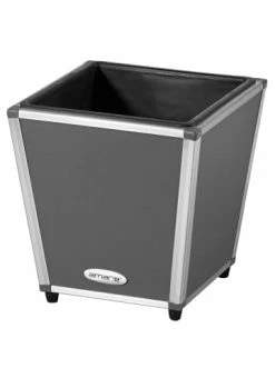 Neu 🧨 Garten & Balkon AMARE Lederoptik Pflanzgefäß In Grau Günstig Kaufen ⭐