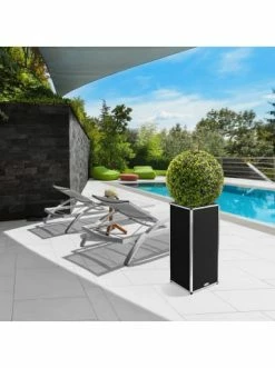 Coupon 🧨 Garten & Balkon AMARE Lederoptik Pflanzgefäß In Schwarz Günstig Kaufen 👍 -Günstige samare Geschäft amare lederoptik pflanzgefass in schwarz 22