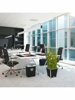 Großhandel 🧨 Garten & Balkon AMARE Lederoptik Pflanzgefäß In Schwarz Günstig Kaufen 🔔 -Günstige samare Geschäft amare lederoptik pflanzgefass in schwarz 46