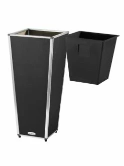 Bestpreis ✔️ Garten & Balkon AMARE Lederoptik Pflanzgefäß In Schwarz Günstig Kaufen ✔️ -Günstige samare Geschäft amare lederoptik pflanzgefass in schwarz 58