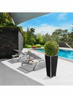 Bestpreis ✔️ Garten & Balkon AMARE Lederoptik Pflanzgefäß In Schwarz Günstig Kaufen ✔️ -Günstige samare Geschäft amare lederoptik pflanzgefass in schwarz 63