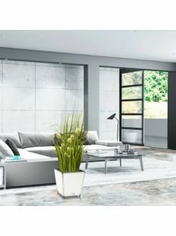 Brandneu 🎉 Garten & Balkon AMARE Lederoptik Pflanzgefäß In Weiß Günstig Kaufen 😀 -Günstige samare Geschäft amare lederoptik pflanzgefass in weiss 21