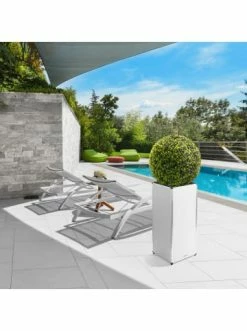 Besorgen ✔️ Garten & Balkon AMARE Lederoptik Pflanzgefäß In Weiß Günstig Kaufen 🌟 -Günstige samare Geschäft amare lederoptik pflanzgefass in weiss 37