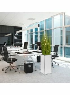 Besorgen ✔️ Garten & Balkon AMARE Lederoptik Pflanzgefäß In Weiß Günstig Kaufen 🌟 -Günstige samare Geschäft amare lederoptik pflanzgefass in weiss 38